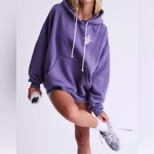 Free People FP Movement Final Call Hoodie Graphite Combo Small NWT